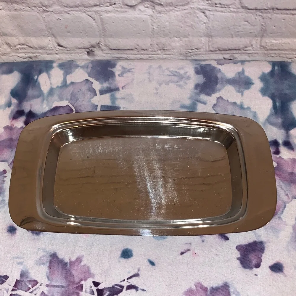 Sitlax Stainless Steel Silver Amenity Tray‎